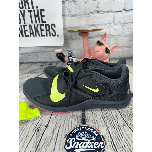 Nike Rival Jump Track Field Jumping Spikes Mens 11 Black Pink Cleats Shoes NEW main image 7